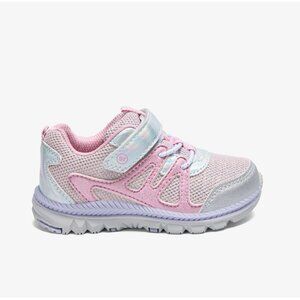 Stride rite Artin 4.0 Toddler Sneakers Pink Silver Athletic Shoes Toddler size 5